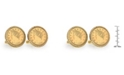 American Coin Treasures Gold-Layered Liberty Nickel Rope Bezel Coin Cuff Links